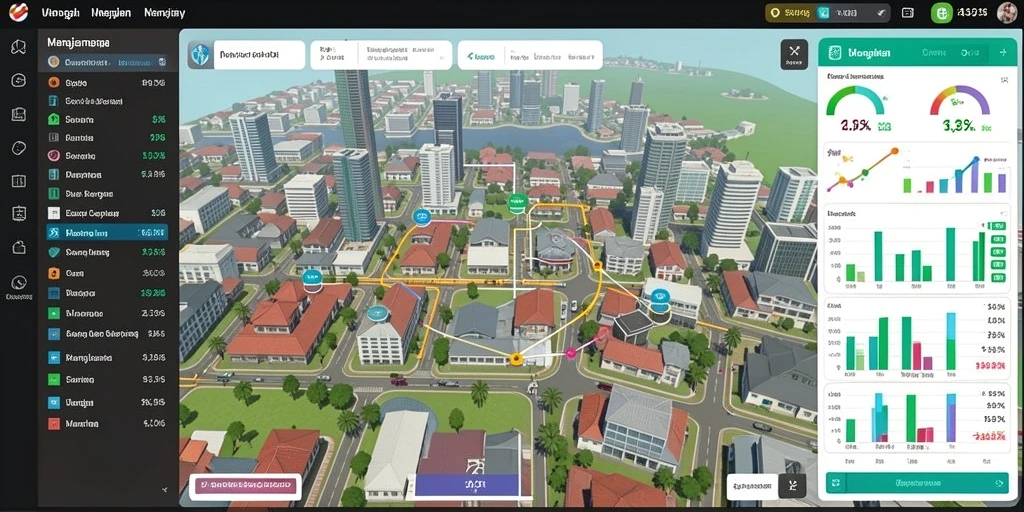 Tampilan awal game dengan karakter utama yang menarik.