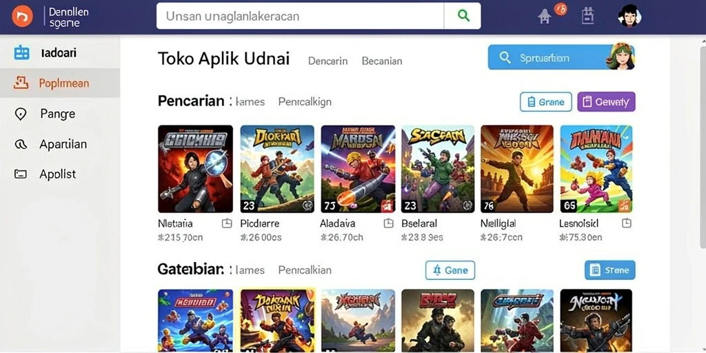 Tampilan antarmuka yang menarik dan mudah digunakan.
