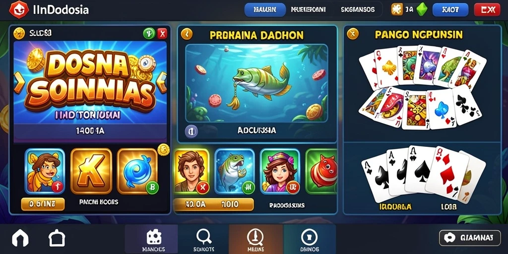 Menunjukkan karakter utama dalam petualangan epic.