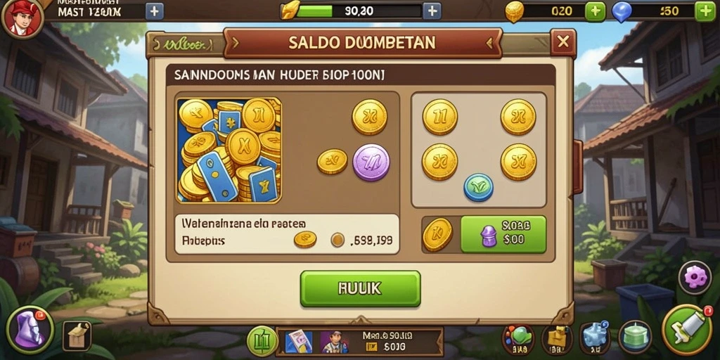 Tampilan permainan slot yang menarik dan penuh warna.