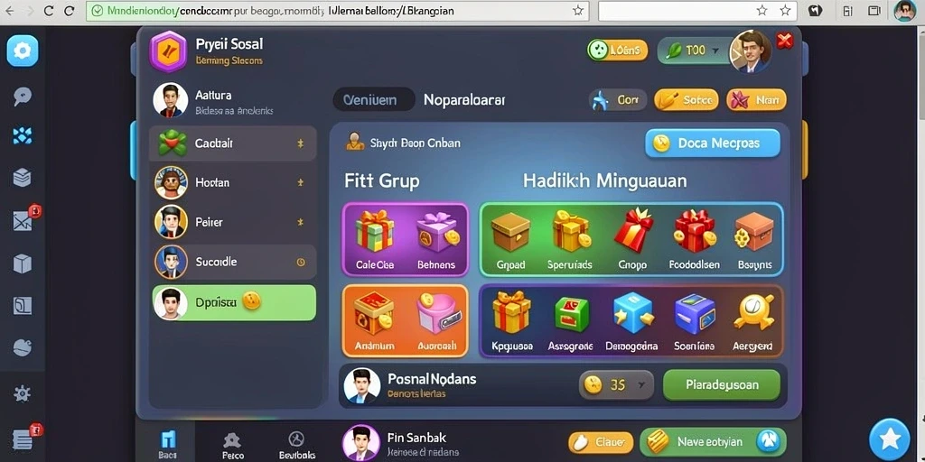 Tampilan antarmuka pengguna yang menarik dan mudah dinavigasi.