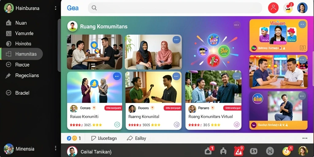 Tampilan antarmuka yang menarik dan user-friendly.