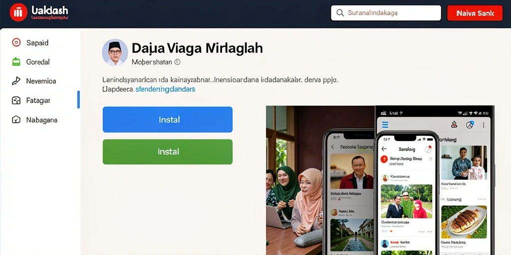 Tampilan antarmuka yang ramah pengguna.