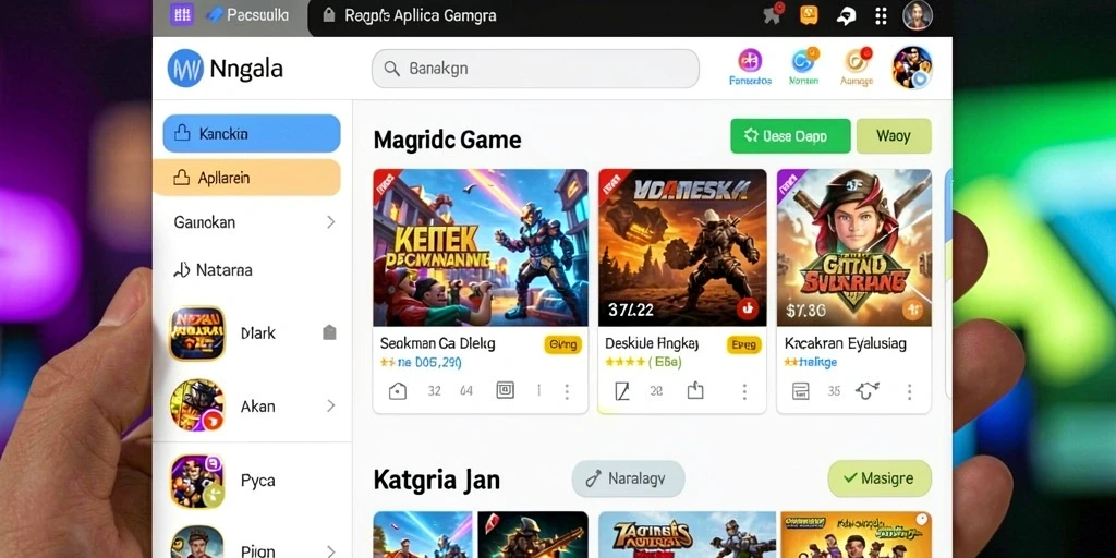 Tampilan antarmuka yang menarik dan intuitif.