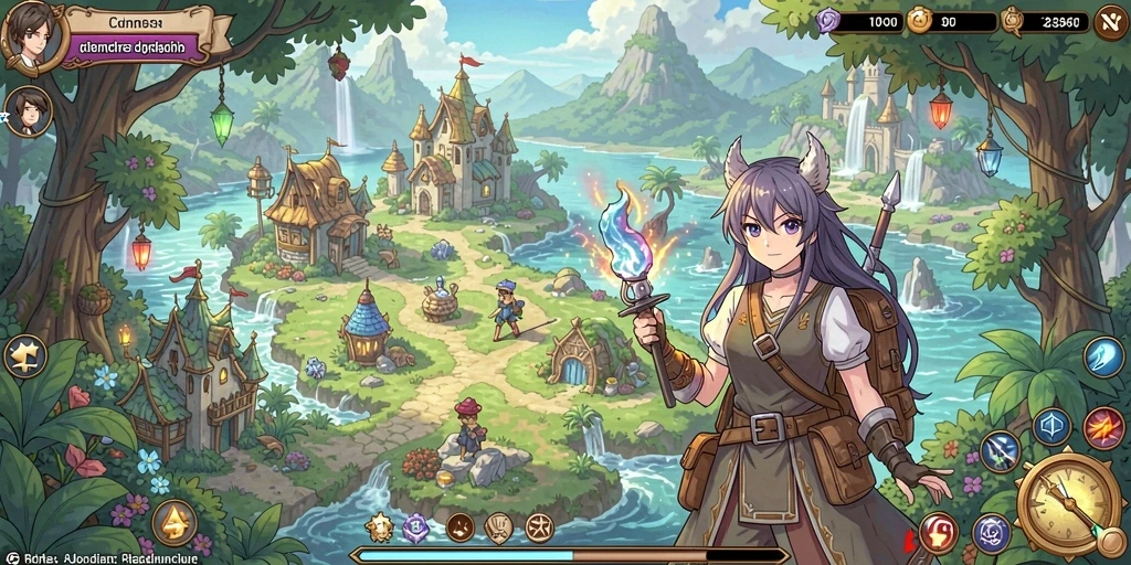 Tangkapan layar memperlihatkan karakter-karakter menarik dalam game.