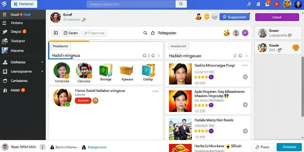 Tampilan antarmuka yang bersih dan menarik.