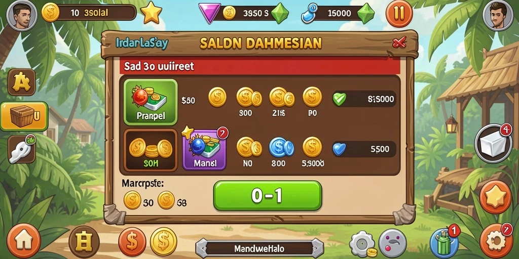 Gambaran antarmuka pengguna WOW388 yang intuitif.